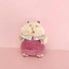 はむにぎり　服　ハンドメイド　襟付きベロアサロペット　ワンピース