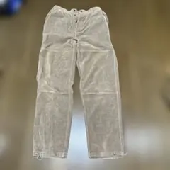 モールラックコーデュロイ ベージュ ワークパンツ
