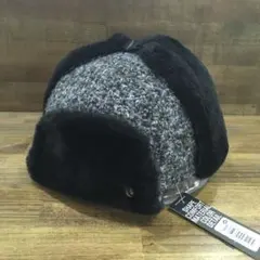 clefクレ　BROWNIE BOA CAP BLACK