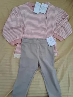 【未着用品】カットソー100サイズ　レギンス110サイズ