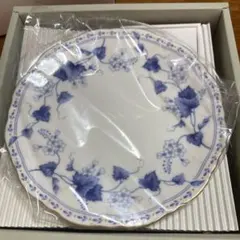 NARUMI ボーンチャイナ青　17cmプレート皿5枚のサムネイル
