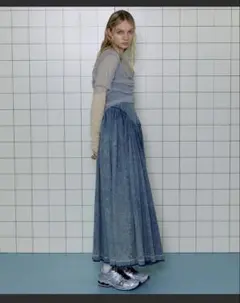 極美品⭐︎MAISON SPECIAL デニムキャミマキシワンピース　36