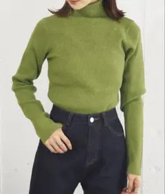 tiptop 【11色展開】リブタートルプルオーバー【web限定Sサイズあり】