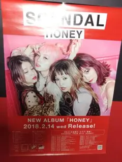 アイドルポスター　SCANDAL　2018 k