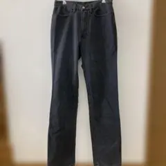 CK 黒グレー コーデュロイストレートパンツ