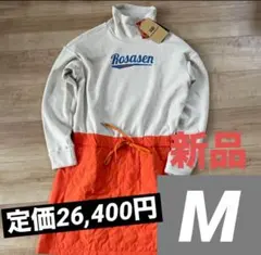 ロサーセン　レディース　ゴルフ　裏起毛　あったかぬくぬくワンピース　オレンジ　M