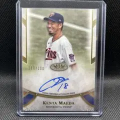 【まとめ割必ず】300枚限定 topps tier one 前田健太 直筆サイン