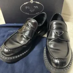 【付属品完備・極美品】現行 プラダ　チョコレート ブラッシュドレザー　8