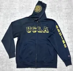 大きいサイズ O Champion UCLA ジップアップ フーディー