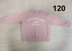 ユニクロ　ピンク トレーナー