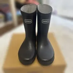 OMNES ネイビー 長靴 19センチ　キッズ用のサムネイル