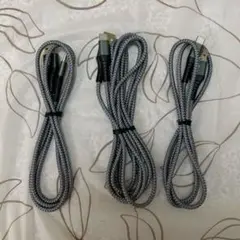 【３本セット】USB Type C ケーブルAndroid急速充電 Switch