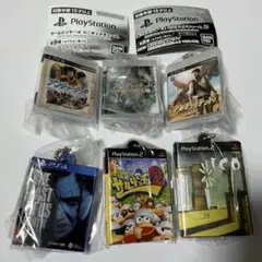 プレイステーション　ゲームパッケージミニチュアチャーム　6種セット