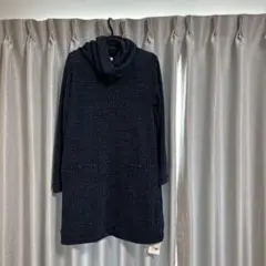 Vis ネイビー タートルネック ワンピース 新品タグ付き