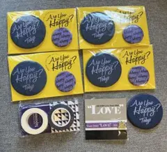 嵐 会場限定 アユハピ缶バッジ マステ リボンブレス