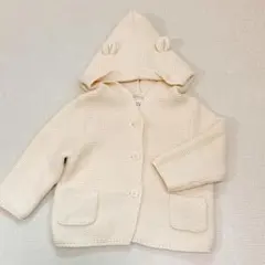 baby GAP くまみみフード付きカーディガン 70