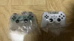 PlayStationミニチュアチャーム コントローラー　クリア 白