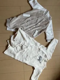 ロンパース・カバーオール 50-70cm 2点セット