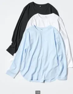 未使用タグ付き　UNIQLO ユニクロ　ソフトコットンラウンドヘムTシャツ XL