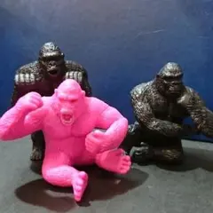 デスクコング 挑発 警戒 咆哮 3体セット エポック社