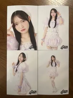 CUTIE STREET 真鍋凪咲　きゅーすと　生写真　マカロン衣装