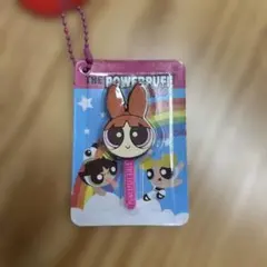 パワーパフガールズ ブロッサム 棒付きフェイスチャーム TAITO限定