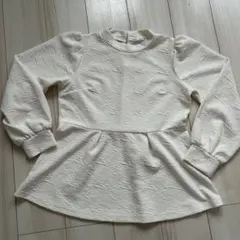 KHALITA ぺプラムトップス　Lサイズ