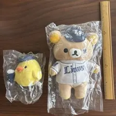 リラックマ　BIGサイズ　　キイロイトリ　マスコット　埼玉西武ライオンズ リラックマ BIGサイズ キイロイトリ マスコット 埼玉西武ライオンズ