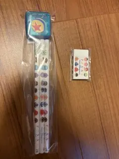 新品未開封　ディズニーピクサー　鉛筆　鉛筆削り　消しゴム