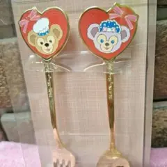 ダッフィー & シェリーメイ スプーン フォーク セット スウィートダッフィー