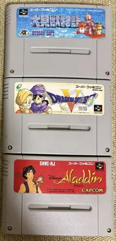 【レア・カセットのみ】ＳＦＣ　ソフト3点セット