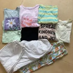 ZARAガール　まとめ売り　 Tシャツ7枚とパンツ2枚セット　164