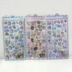 新品　ふわふわドロップ　3枚セット　正規品　うみうみ　ねこねこ　ぬいぬい