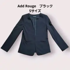 Add Rouge アッドルージュ ノーカラーブラックジャケットのサムネイル
