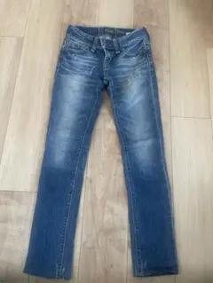 moussy スキニーデニム ライトブルー