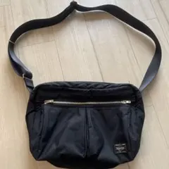 PORTER ブラック ショルダーバッグ