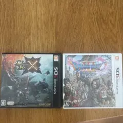 Nintendo 3DS ソフト 2本セット モンハンX ドラクエXI