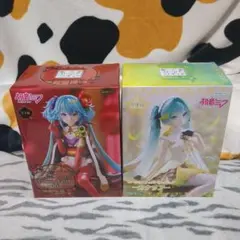 初音ミク　ぬーどるストッパーフィギュア　2種セット