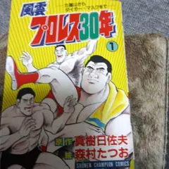 風雲プロレス30年　漫画:森村たつお　原作:真樹日佐夫　全13巻セット 風雲プロレス30年 漫画:森村たつお 原作:真樹日佐夫 全13巻セット