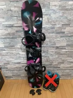 BURTON 134cm (ボード+ビンディング) +ブーツ 23.5cm