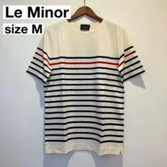 32 ルミノア Le minor メンズ 半袖 ボーダー Tシャツ M 新品