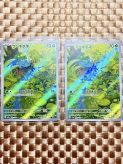 フシギバナGX & フシギダネキズあり TAG TEAMカード フシギソウAR