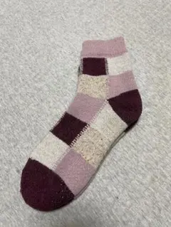 チェックルームソックス