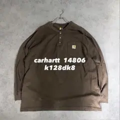 carhartt スウェットボタンロンT ヘンリーネック