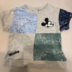 【プティマイン】ミッキー半袖Tシャツ 100cm