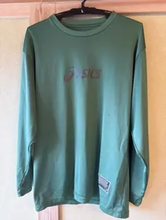 asics バスケットボール 長袖 Tシャツ グリーン XLのサムネイル