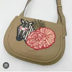 入手困難✨フルラ　ジョイア M クロスボディバッグ　シマウマデザイン