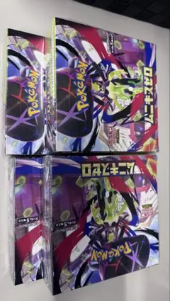 ポケモンカードゲーム セットムニキスゼロ4ボックス シュリンク付き
