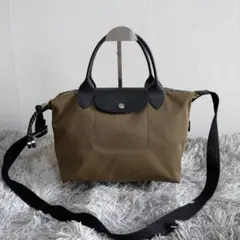 LONGCHAMP ルプリアージュエナジー　ショルダーバッグ ベージュ　M