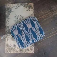 ハンドメイドポーチ　ミナペルホネン　❥pomppir 両面❣❥